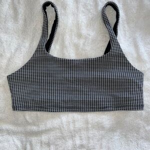 Alo yoga micro houndstooth bra